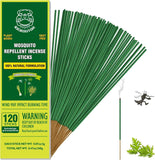 Kickoutor Mosquito Repellent Outdoor Patio 120 PCS Citronella Oil Mosquito Incense Sticks Natural Organic
