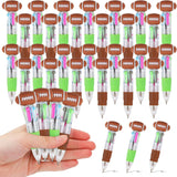 cZWZ 20Pcs Mini Multicolor Pens 4-in-1 Cute Ballpoint Pens for Kids Birthday Party Favors Gifts Teacher Supplies
