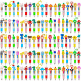 cZWZ 20Pcs Mini Multicolor Pens 4-in-1 Cute Ballpoint Pens for Kids Birthday Party Favors Gifts Teacher Supplies