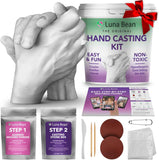 Luna Bean Hand Casting Kit - Original Hand Mold Kit for Couples - Valentine's Day Gifts for Him and Her