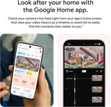 Google Nest Cam Indoor (Wired, 3rd Gen) - Security Camera with 2K Video and Gemini, Night Vision, 2-Way Audio, Works with Google Home - 2025 Model - Hazel