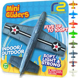 Foam Airplanes - Easter Basket Stuffers for Kids All Ages 4 5 6 7 8 9 10 Year Old - Best Toy Gift - Boy Toys Basket Stuffer Gifts - Fun Easter Gifts for Boys & Girls Party Favors - Air Plane Gift Idea