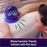 Bitzee Hamster Ball interactive toy with 20 digital hamsters, rolls, and reacts to touch