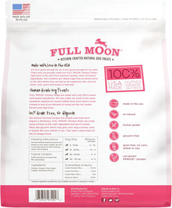 Full Moon Chicken Strips healthy all-natural dog treats, human grade, made in USA, 1.5 pound pack