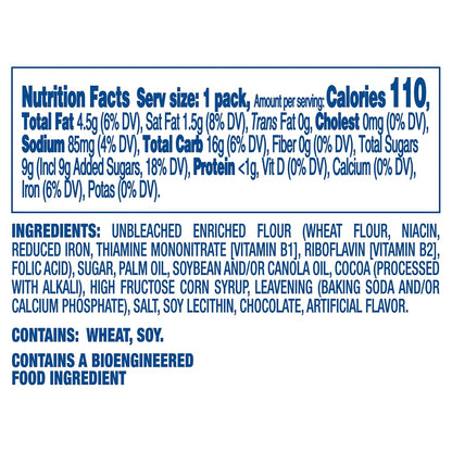 OREO Chocolate Sandwich Cookies, 20 Snack Packs (2 Cookies Per Pack)