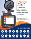 rove r2-4k 2160p dash cam with wifi 6 gps and 2.4 inch ips screen