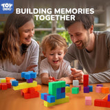 64PCS Magnetic Blocks, Magnetic Building Blocks for Kids Ages 3 4 5 6 Year Old, Magnet Cubes, Autism Montessori Toys, Preschool STEM Educational Sensory Magnet Toys Gifts for Kids 3-5 4-8