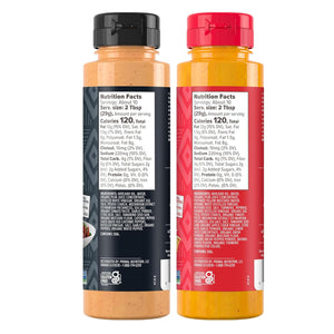 Primal Kitchen 2 Pack dipping sauces with yum yum and chicken dippin' flavors made with avocado oil