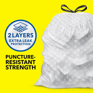 Glad ForceFlex 13-gallon tall kitchen trash bags with gain fresh clean scent, 40 count