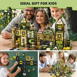 GobiDex 100PCS Magnetic Building Blocks Army Toys, STEM Military Magnetic Tiles with Army Men, Magnet Construction Toys for Toddler Kids Ages 3-5 5-7 4-8, Birthday Gifts for 3+ Year Old Boys Girls