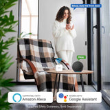 Fingerprint Smart Door Lock with Handle & Keypad – No More Lost Keys, Keyless Entry & Remote Access for Home, Kids, Airbnb & Rental Property, DIY Install, Alexa & Google Compatible
