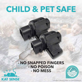 2-pack humane rat killer traps by Kat Sense for indoor & outdoor use, reusable pest control