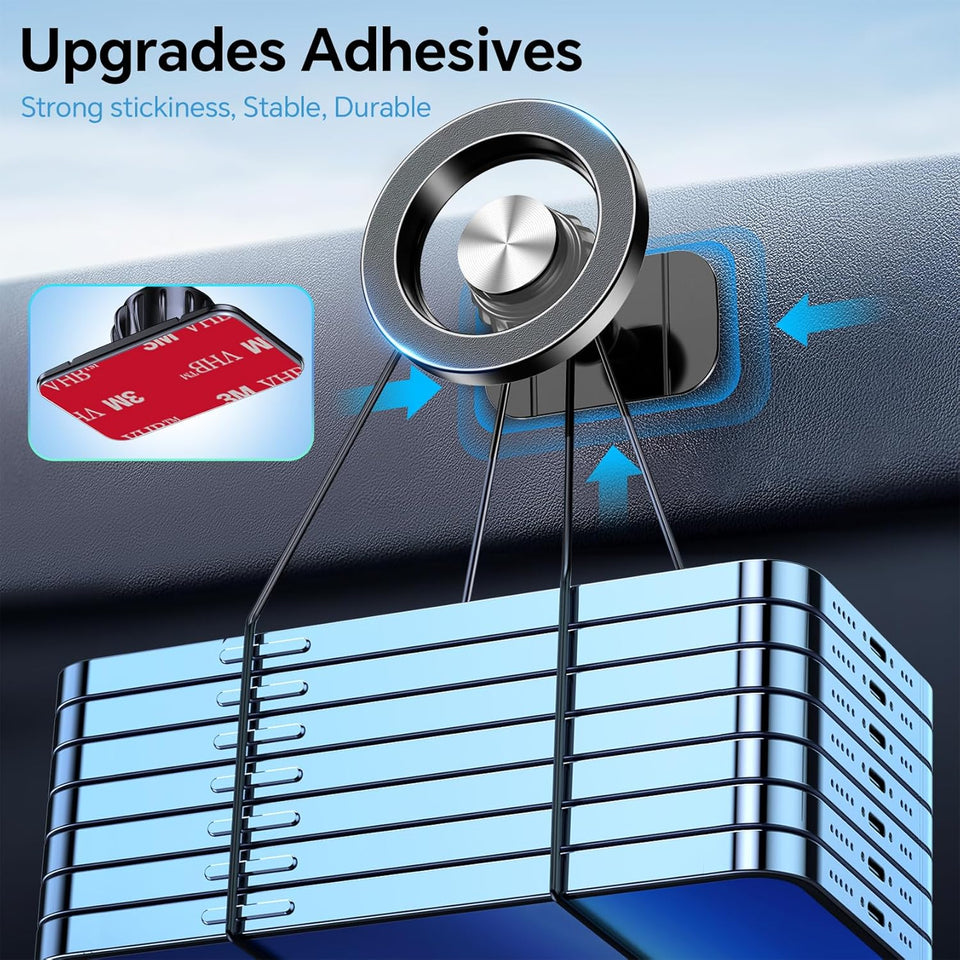 Kaistyle for Magsafe Car Mount【Strong Magnets】Magnetic Phone Holder for Car Phone Holder Mount Dash Mounted Holders Phone Holders for Your Car Accessories for Women Men Mothers Gifts for iPhone 17 16