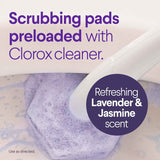 Clorox Scentiva ToiletWand Refills, Lavender and Jasmine, 10 Count, Toilet Brush and Cleaner