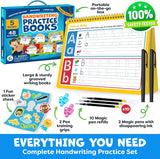 Magic Grooved Writing Practice for Kids - Grooved Writing Books for Kids 3-5, Kindergarten Workbooks Handwriting Practice for Kids 5-7 - Preschool Workbook, Magic Book