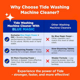 Tide Washing Machine Cleaner with Oxi for HE Front and Top Loader Washer Machines, 7-Month Supply