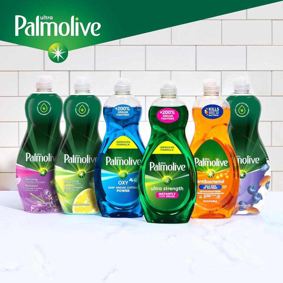 Palmolive Ultra Strength Liquid Dish Soap, Original Green, 32.5 Fluid Ounce