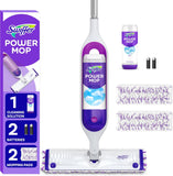 Swiffer PowerMop Multi-Surface Mop Kit for Floor Cleaning, Fresh Scent, Mopping Kit Includes PowerMop, 2 Mopping Pad Refills, 1 Floor Cleaning Solution with Fresh Scent and 2 Batteries