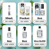 Poo-Pourri Before-You-Go Toilet Spray, Fresh Air, 4 Fl Oz, Up to 200 Uses, Bathroom Odor Deodorizer , Plant-Based with Essential Oils, for Home or Work, Jasmine, Fresh Air and Mint Scent