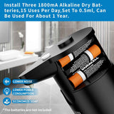 Aunmaon Automatic Soap Dispenser Touchless, Hands-Free, Multi Adjustable Volume, Long Battery Life, Compatible with Thick & Thin Dish/Hand Soap for Bathroom and Kitchen, Easy for Toddlers, Black