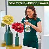 Sparkle Plenty Silk Sensation Artificial Flower & Plant Leaf Cleaner and Shine - Fake Flower Dusting Spray - Silk Plant Cleaner Spray No Wipe - Drip Dry Cleaning Supplies for Artificial Tree (32oz)