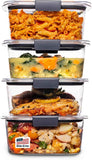 Rubbermaid Brilliance BPA Free 44-Piece Food Storage Containers Set Airtight Leak-Proof with Lids for Meal Prep Lunch and Leftovers