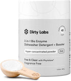 Dirty Labs scent-free dishwasher detergent and booster for ultra clean and spot free results, 48 loads capacity