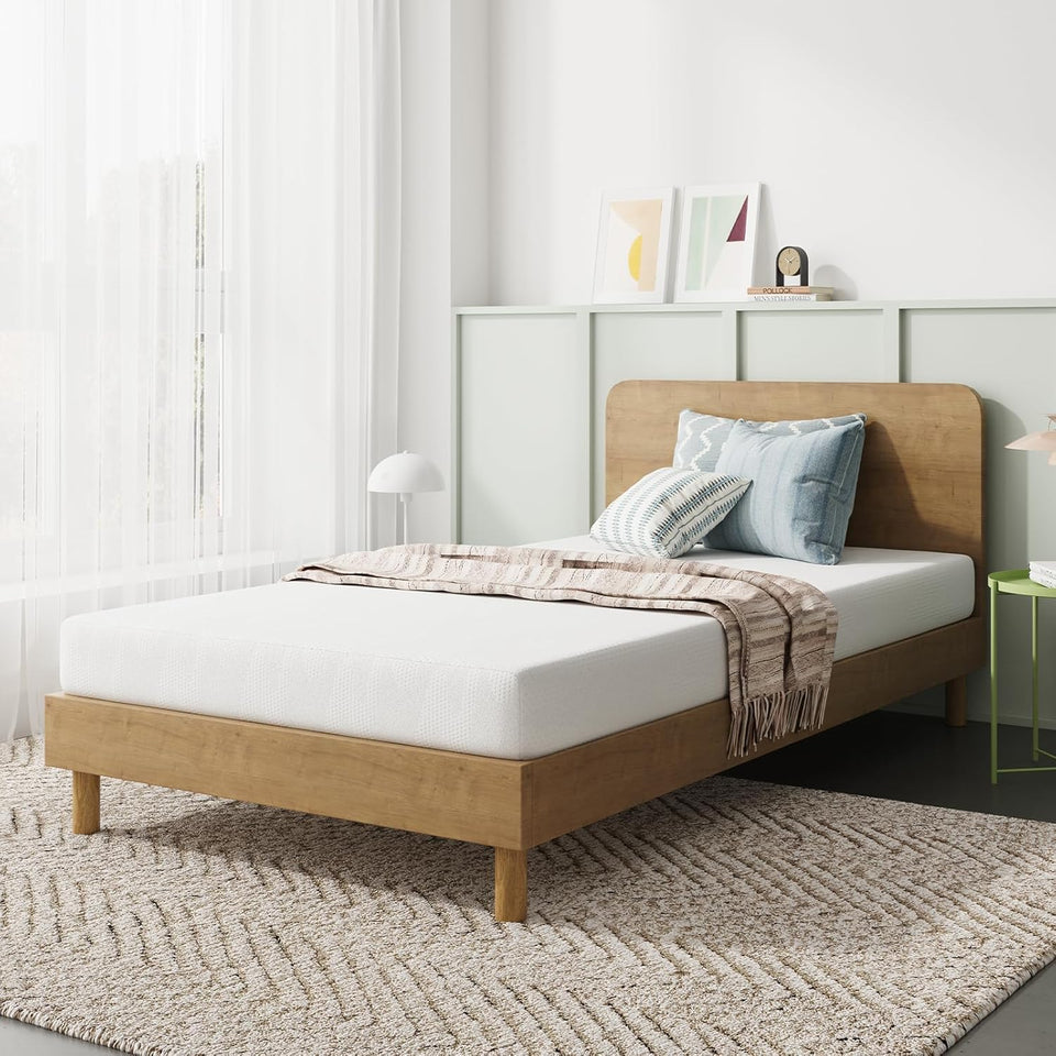 Novilla Twin Mattress, 6 Inch Twin Bed Mattress for Kids, Gel Memory Foam Mattresses for Cooling Night Sleep & Pressure Relief, CertiPUR-US Certified