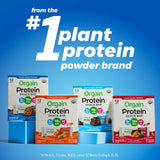 Orgain organic vegan protein bars, 10g plant based protein, peanut butter chocolate chunk, gluten free, non-gmo, 1.41 oz, pack of 12