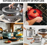FEIKIXYQ Pot Lid Knob Easy Lnstallation Sturdy Cover Knobs Universal Pot Lid Handle Pot Kitchen Replacement Cookware Lidreplacement Pot Cover Heat Resistant and Prevent Static Replacement Knob