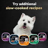 cesar filets in gravy wet dog food variety pack, 3.5 oz easy peel trays, usa made