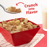 Cinnamon Chex gluten-free breakfast cereal, family size, 19.2 oz, whole grain, crunchy lattice squares