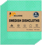 Swedish Dish Cloths - 10 Pack Reusable Kitchen Dishcloths - Ultra Absorbent Dish Towels for Washing Dishes - Cellulose Sponge Cloth Cleaning Rag - Assorted
