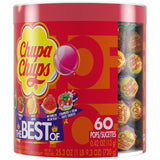 Chupa Chups 'Best Of' Lollipop Assortment, 5 Flavors, Individually Wrapped for Kids and Parties