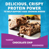 Zbar Protein Chocolate Chip Crispy Snack Bars 15 Pack Non-GMO Gluten Free 5g Protein