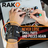 RAK Magnetic Wristband Gifts for Men - Premium Tool Belt for Holding Screws Nails with Powerful Magnets, Cool Gadgets Stocking Stuffers for Men, Holiday for Dad, Husband, Grandpa, Him