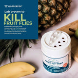 Wondercide - Fruit Fly Traps for Indoors - Fruit Fly Killer - Pet and People Safe - Made in USA & Plant Based - 5.4 oz - 2 Pack