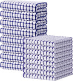 Kitinjoy Cotton 8 Pack Terry Kitchen Dish Cloths, 12 x 12 Inches Super Soft and Absorbent Dish Rags, Quick Drying Dish Towels for Washing Dishes, Mixed Color