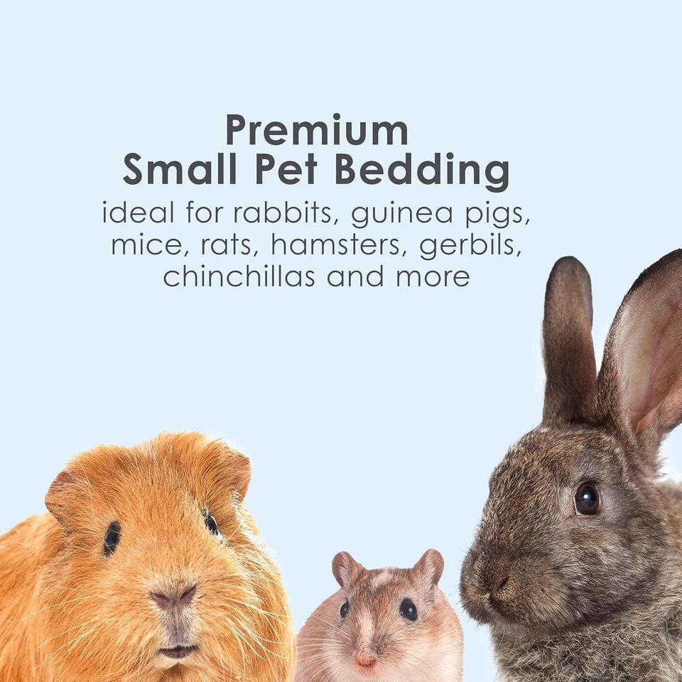 Kaytee clean and cozy white paper bedding, 49.2 liters, small animal bedding, premium paper, dust-free, pet-safe.