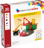 MAGNA-TILES Builder 32-Piece Magnetic Construction Set, The Original Magnetic Building Brand