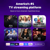 Roku Streaming Stick 4K - 4K TV Streaming Device with Voice Remote and Long-Range Wi-Fi