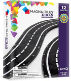MAGNA-TILES XTRAS: Roads 12 Piece Magnetic Construction Set, The ORIGINAL Magnetic Building Brand