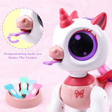 sprshy remote control unicorn pink pegasus toy for girls ages 3 to 8