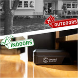 OW-2 Indoor Electric Mouse Trap 2 PCS, Instant Kill Rodent Zapper with Pet Safe Trigger, Black