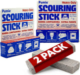 PUMIE Scouring Sticks - Heavy-Duty Pumice Cleaner for Toilet Rings, Bathroom & Kitchen Stains