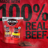 Jack Link's Beef Jerky Variety Pack - Original and Teriyaki - (9 Pack) 1.25 oz Bag - Ready to Eat Protein Snacks - 13g Protein per Serving - Made with 100% Real Beef