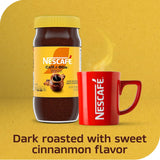 NESCAFÉ Café de Olla, Cinnamon Flavored Instant Coffee, 1 Jar, 6.7 Oz, 38 Cups, Dark-Roasted, Premium Coffee