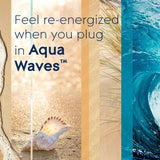 Glade PlugIns Refills Air Freshener, Scented and Essential Oils for Home and Bathroom, Aqua Waves, 6.7 Fl Oz, 10 Count
