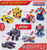 Transformers 4.5-inch Autobot and Decepticon action figures for kids aged 3 and up, multipack of 4