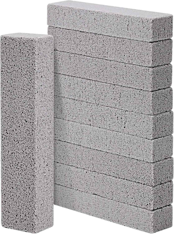 hongway 10 pack natural pumice stone cleaning bar for bathtubs and kitchen sinks